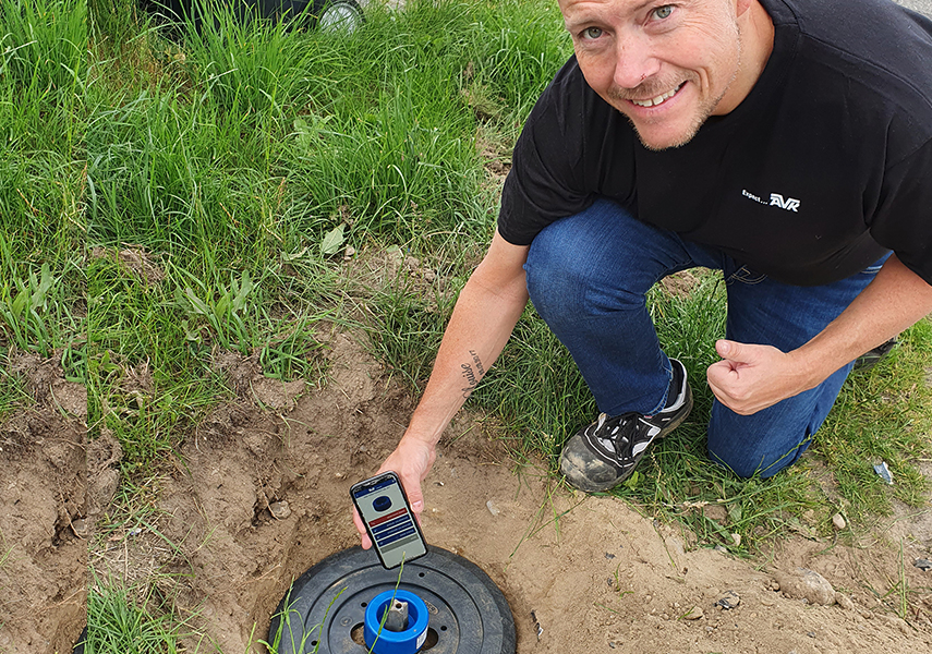 VIDI positioners installed onto key valves in the distribution network to fetch vital data