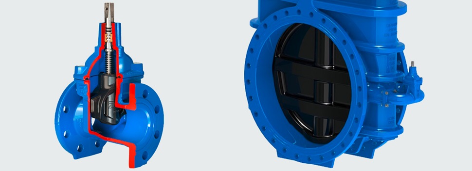Gate valve, cutaway and bypass
