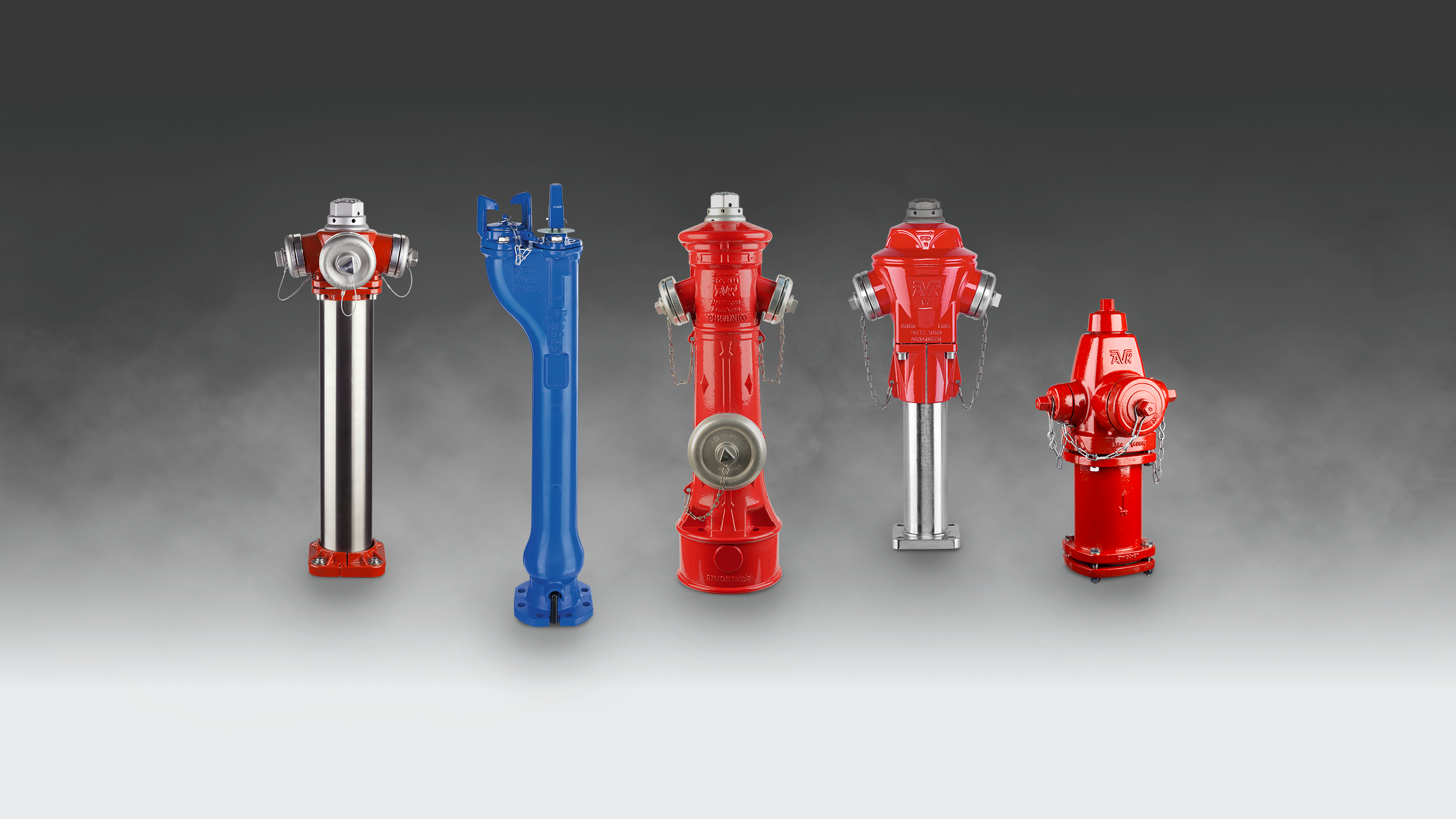 Fire protection - different AVK hydrants