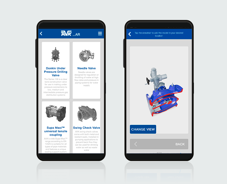 Have a look inside AVK products with the AVK Assist app