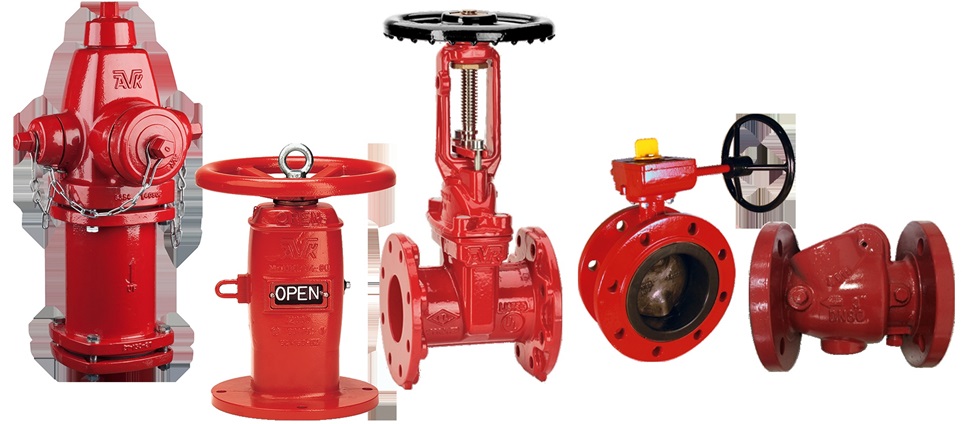 UL/FM gate valves for fire protection