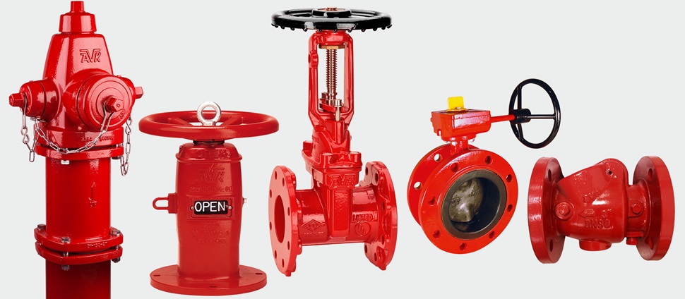 UL/FM gate valves for fire protection