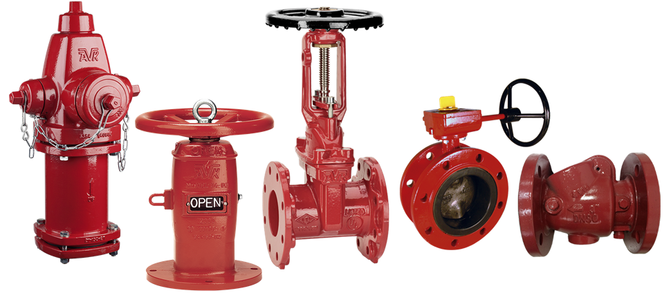 UL/FM gate valves for fire protection
