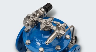 Flexible patented pilot system for AVK control valves
