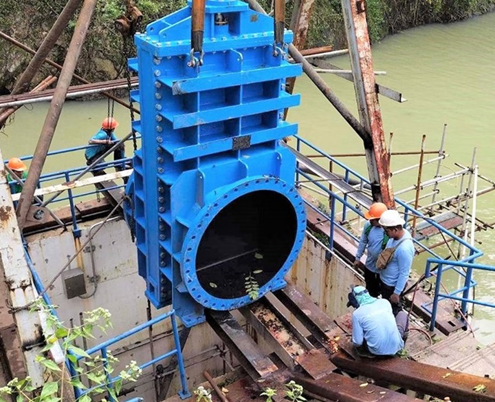 Case story about dam in the Philippines that has had a AVK valve installed
