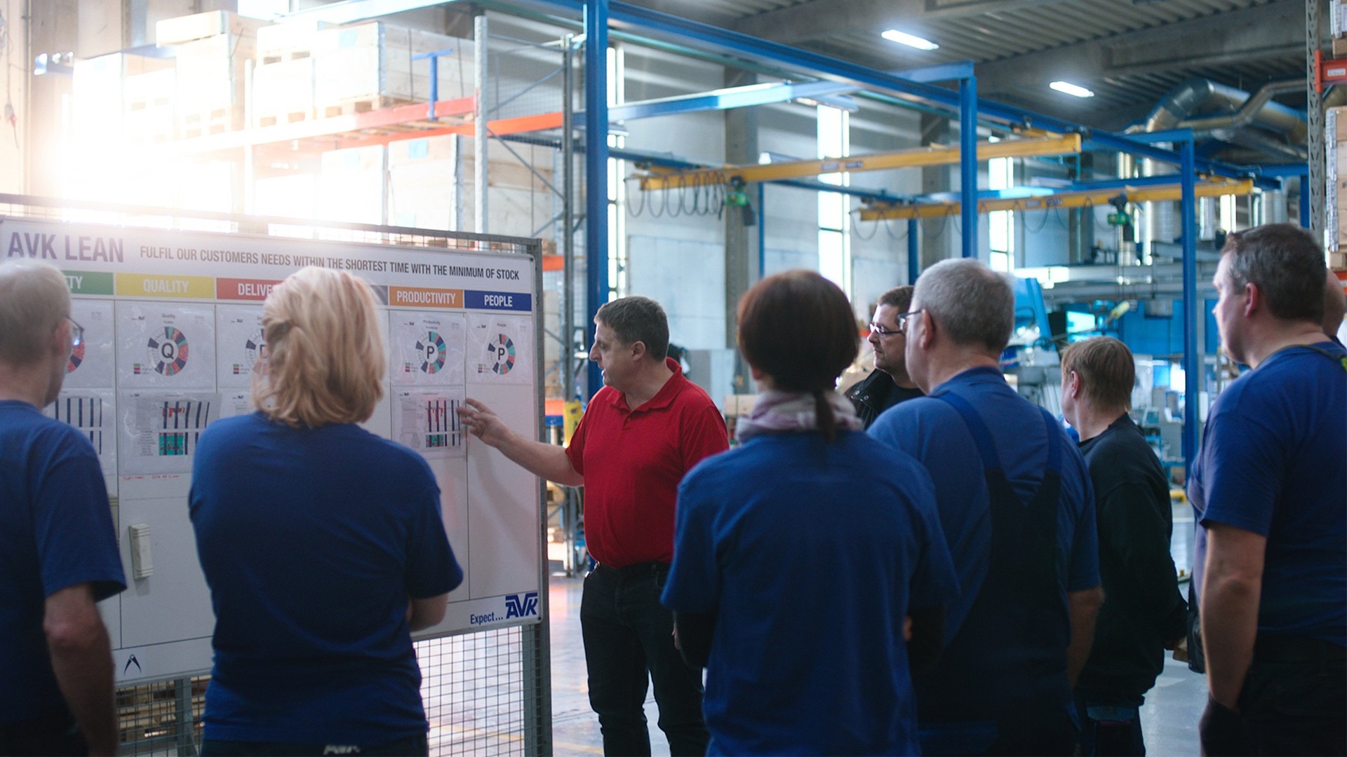 Working at AVK - showing and telling