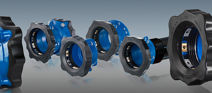 AVK Supa Maxi tensile couplings