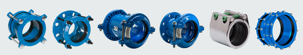 AVK universal couplings without tensile resistance with Repico
