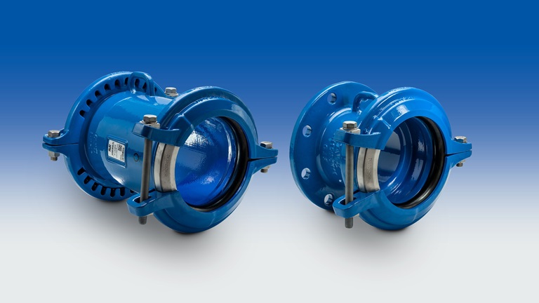 Supa One one bolt couplings from AVK