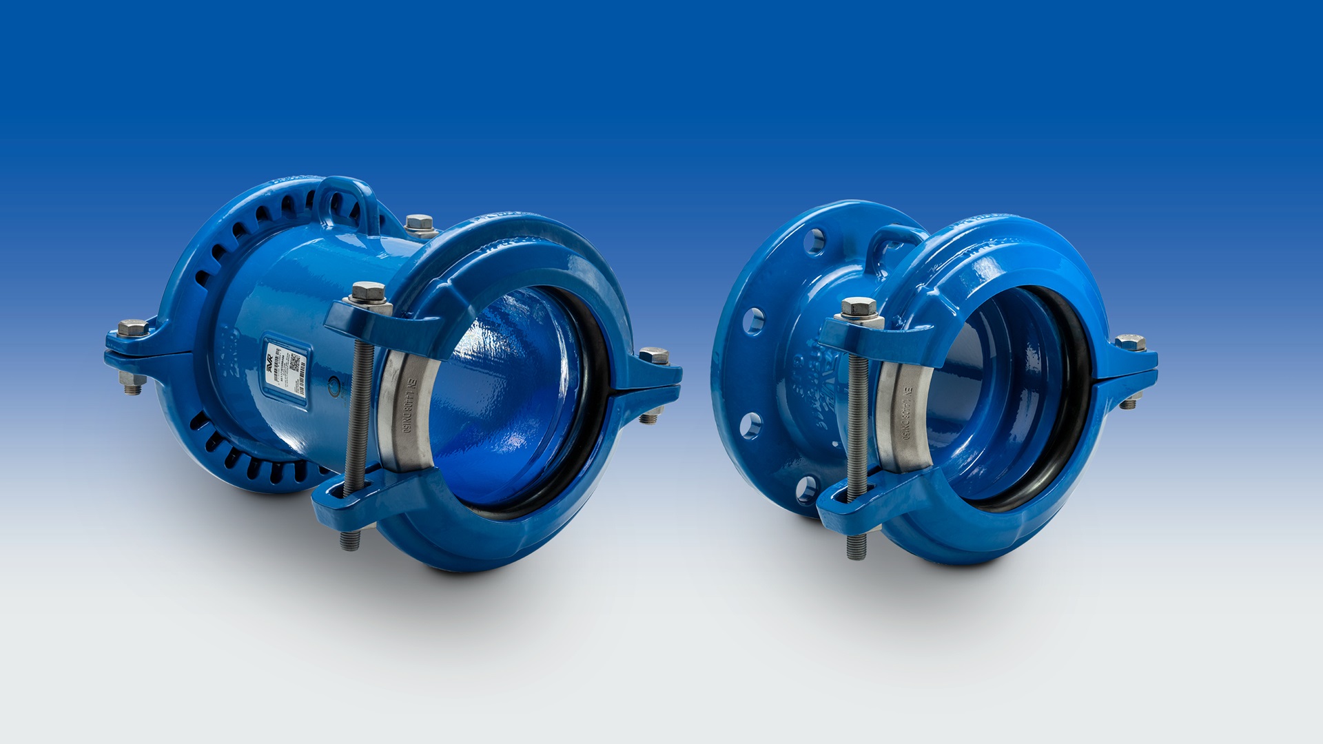 Supa One one bolt couplings from AVK