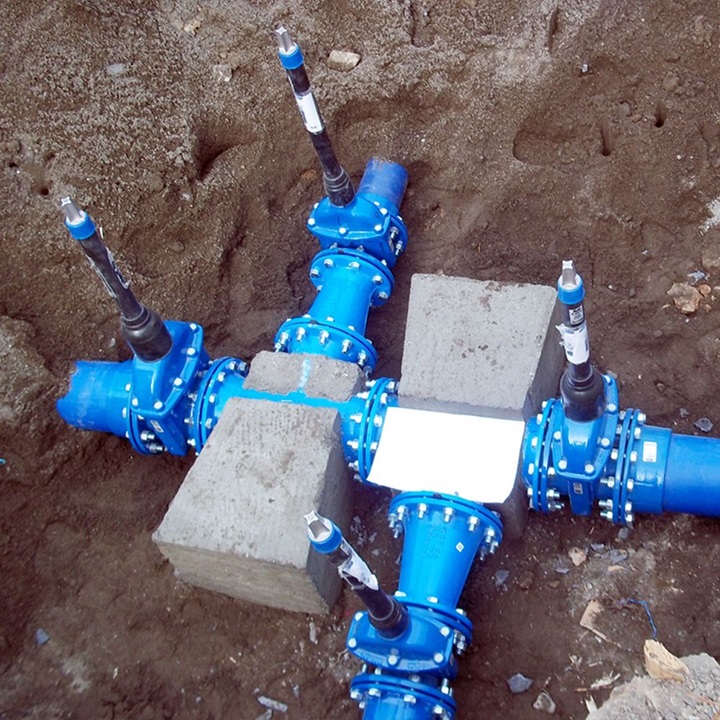 Water supply in Albania, AVK valves installed underground