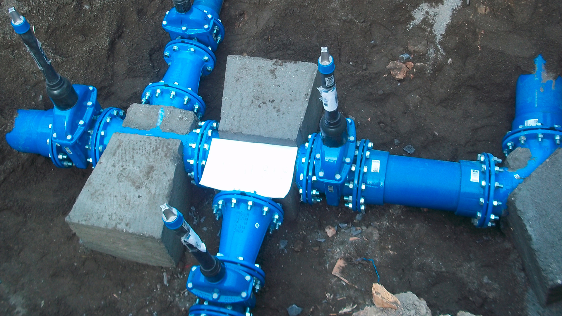 Building high quality drinking water system in Albania with AVK valves installed underground