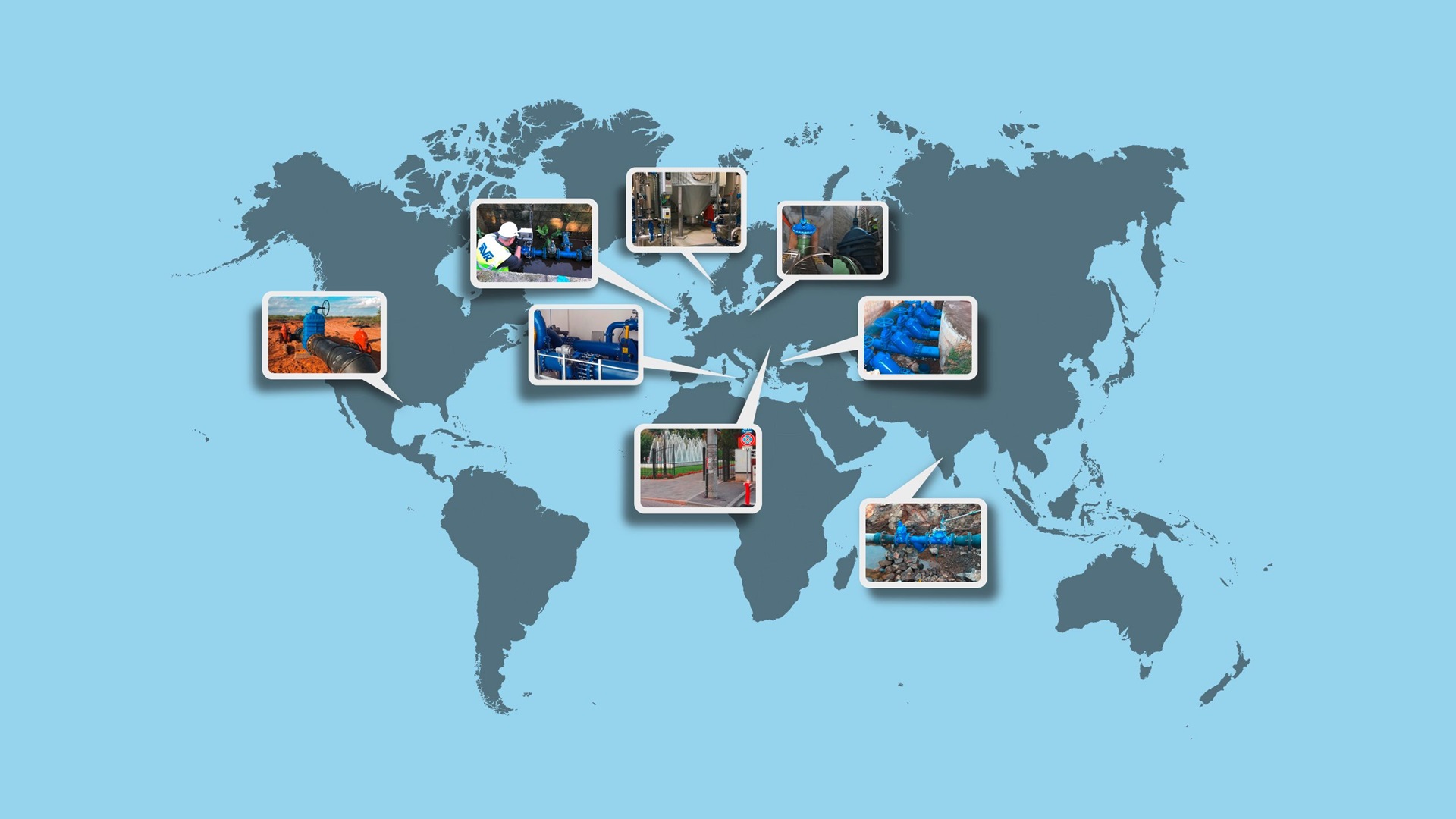 Small cases regarding AVK products from all continental Europe and northern Africa