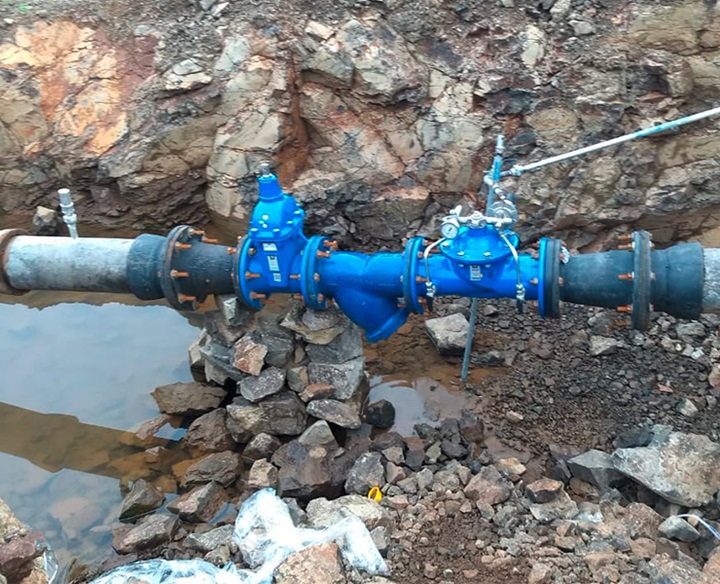 Control valves used to prevent flooding and water loss, AVK series 859