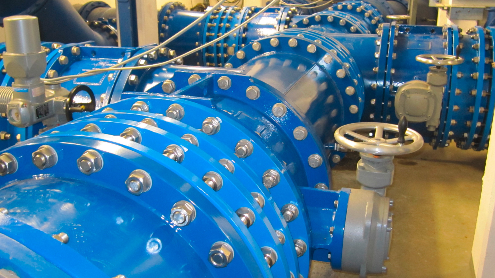 AVK butterfly valves installed at water treatment plant in Hamburg, Germany