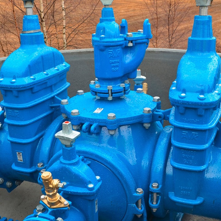 AVK combi-cross - new main water supply to connect cities in Norway