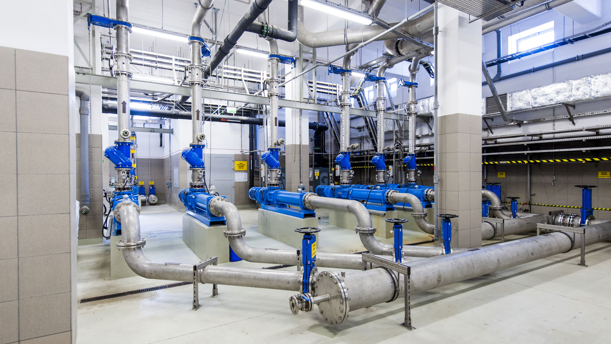 Check valves installed at Czajka wastewater treatment plant