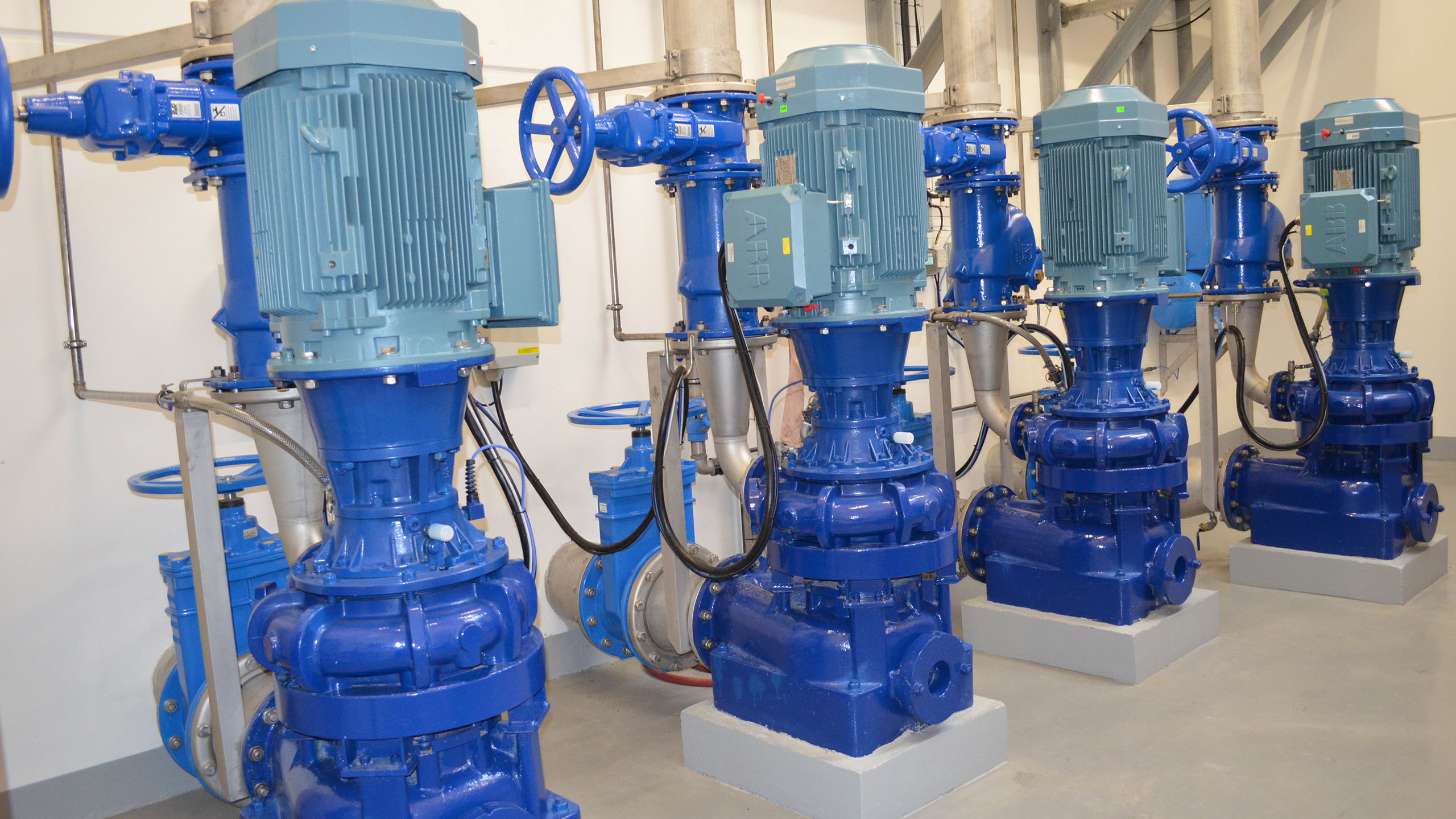 AVK valves installed in a 2014 renovation at Ebeltoft pumping station, Denmark