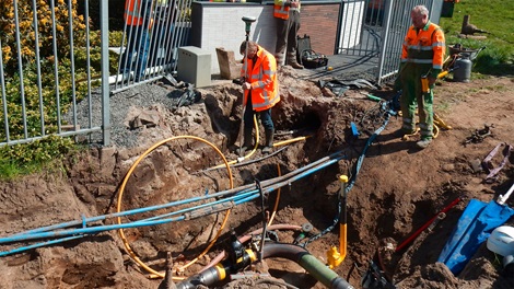 Installation og AVK products in Kampen, Netherlands