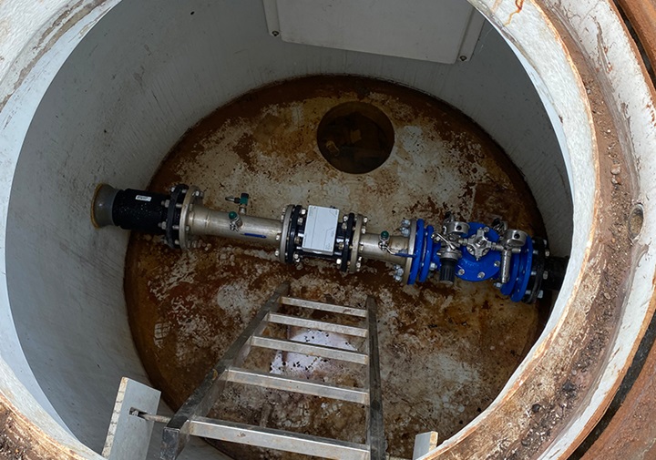 Smart Water installation at Halsnæs Forsyning, Denmark