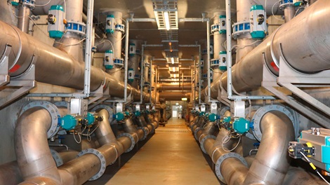 AVK butterfly valves with double-acting pneumatic actuator at Herning Wastewater Treatment Plant, Denmark