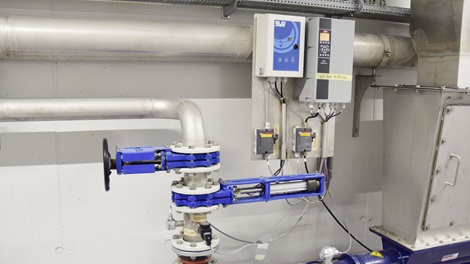 Installation at Egaa wastewater treatment plant, Denmark