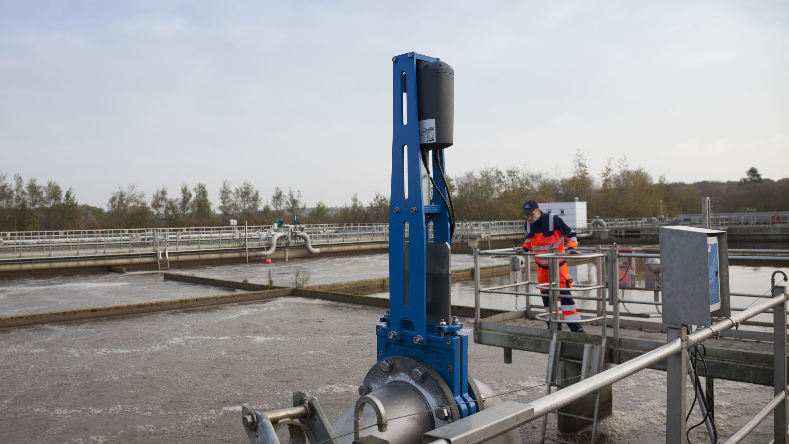 Reduceing energy consumption with knife gate valves in Esbjerg