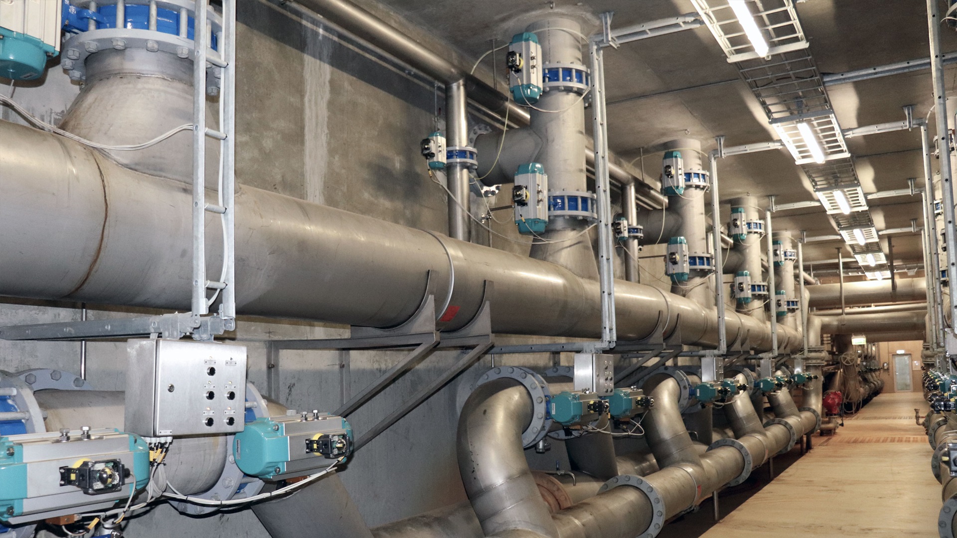 AVK valves installed in Herning Rensningsanlæg, Denmark
