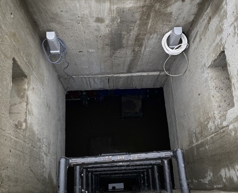 IoT sensors installed underground
