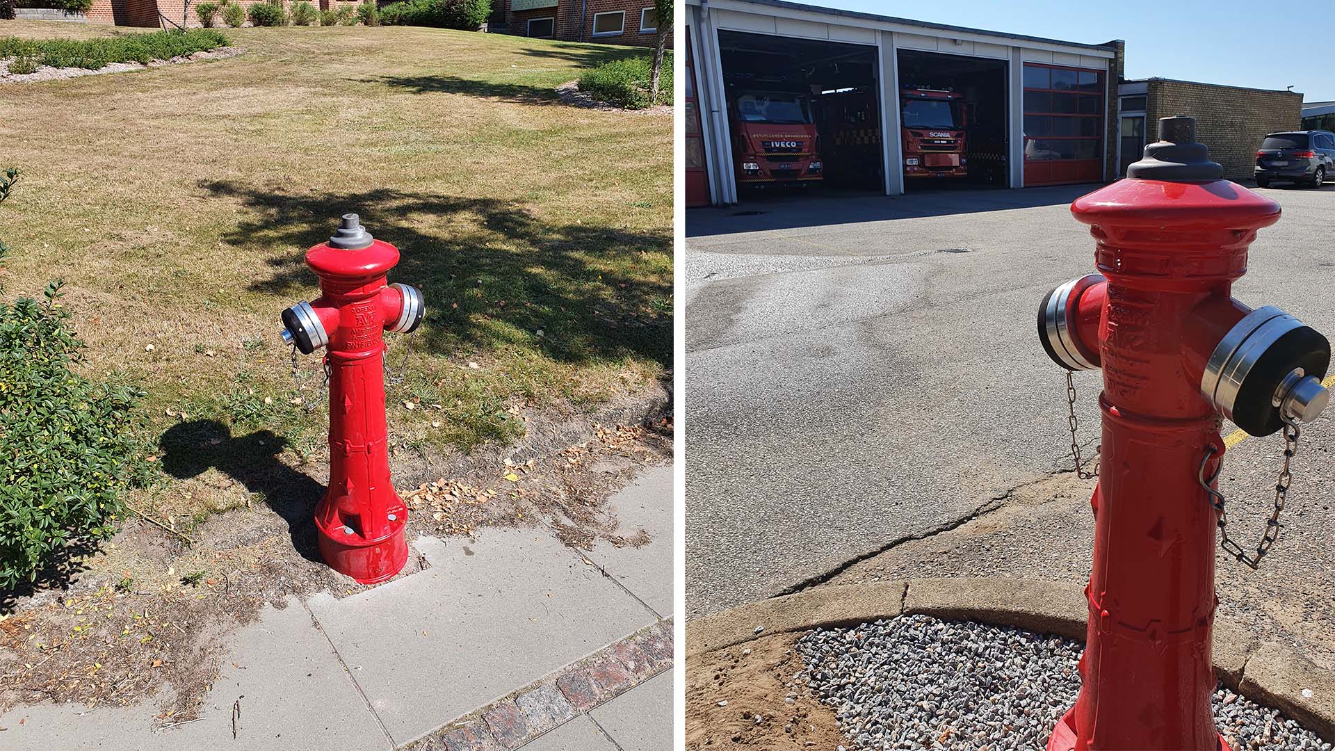 VIDI cap on S84 fire hydrant in Skanderborg