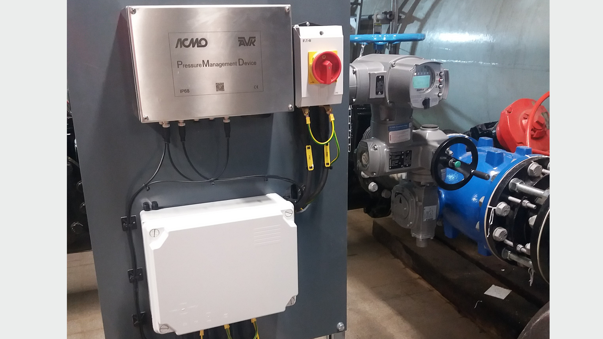 Installation of AVK-ACMO Pressure Management Device