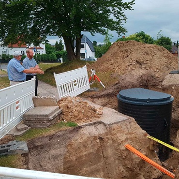 Installation in well in Strømmen, Randers, Denmark