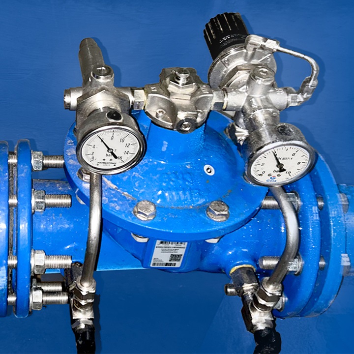 Control valve on village pipeline branch Teaser photo