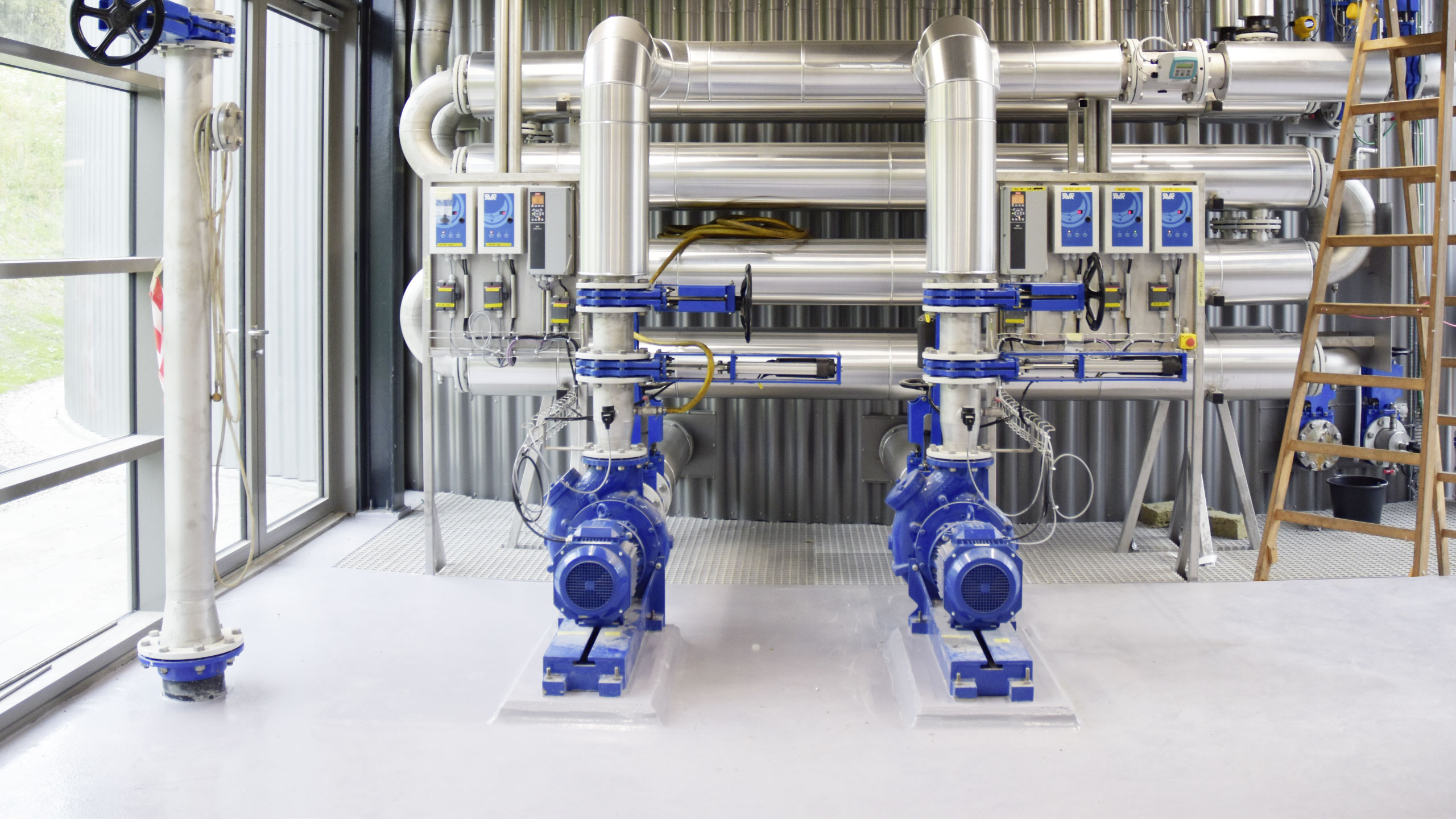 Installation of AVK valves at wastewater treatment plant in Egaa, Denmark