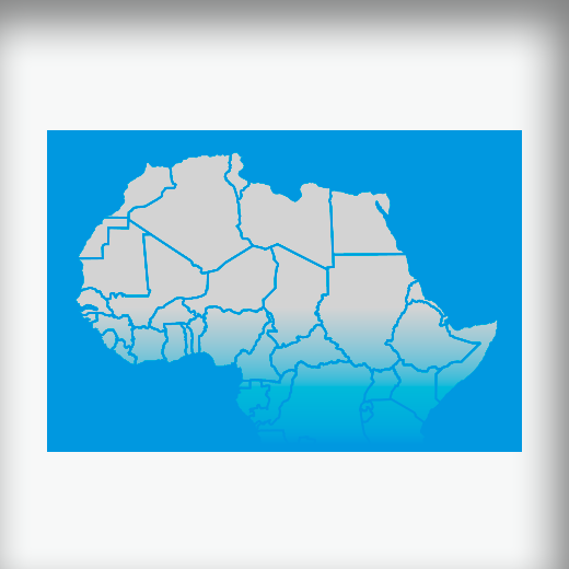 North, east and west Africa