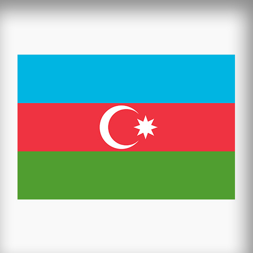 Flag for Azerbaijan
