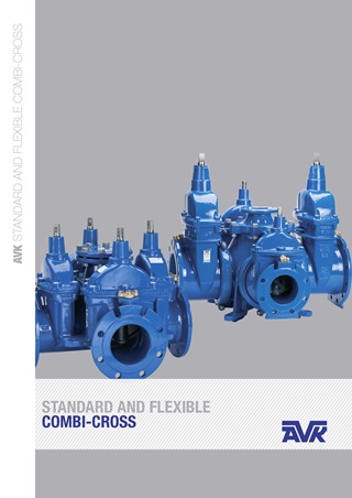 Brochure from AVK about flexible combi cross
