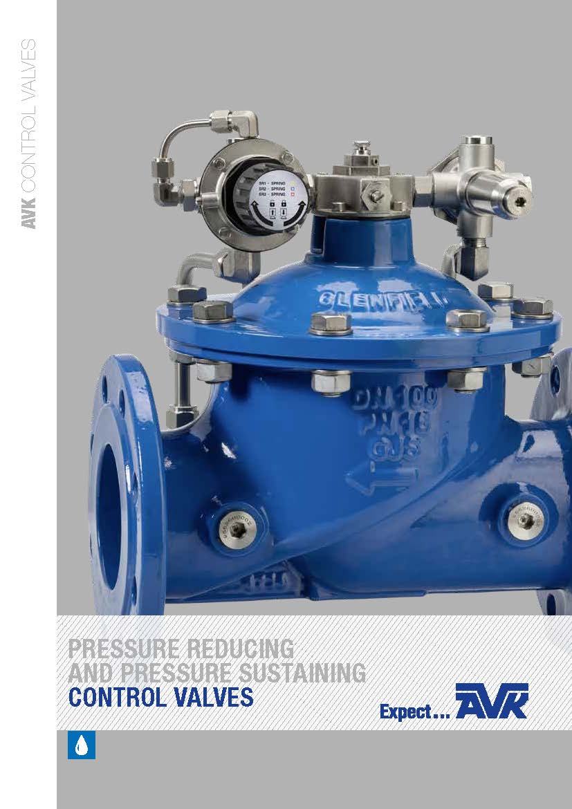 Brochure about pressure reducing and pressure sustaining control valves