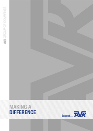Corporate brochure from AVK