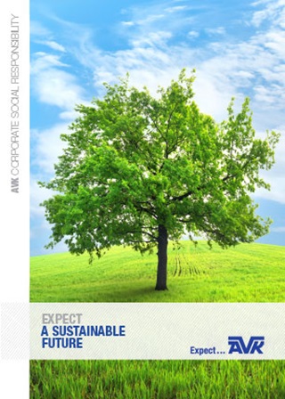 Corporate responsibility brochure from AVK