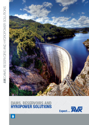 Dams, reservoirs and hydropower brochure image