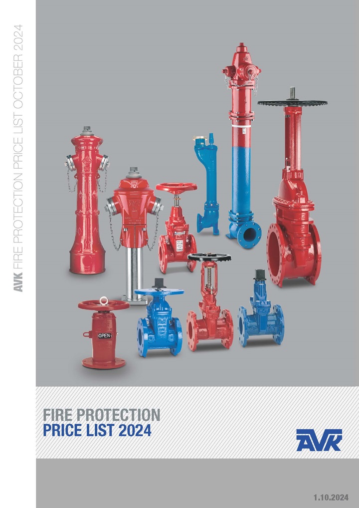 AVK fire products pricelist
