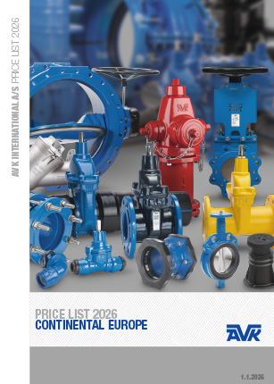 Price list for Continental Europe