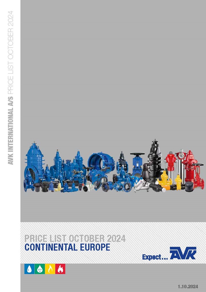 Price list for Continental Europe April 2024