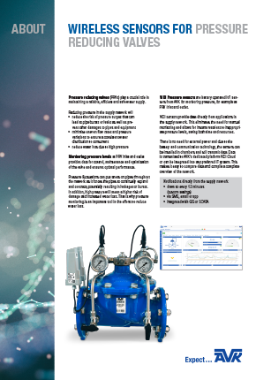 Smart water PRV pressure sensor leaflet