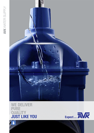 Brochure about water supply from AVK