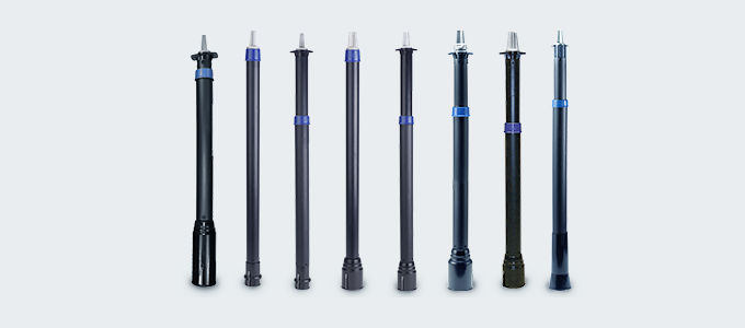 Range of extension spindles