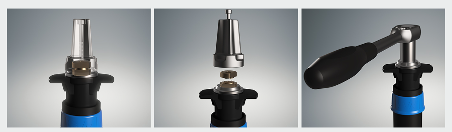 Extension spindles with break zone - 3 in 1