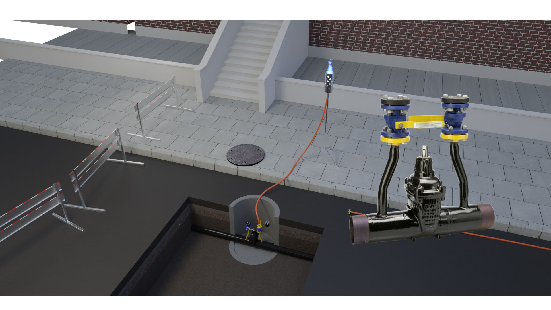 News: Gate valve with purge points for gas