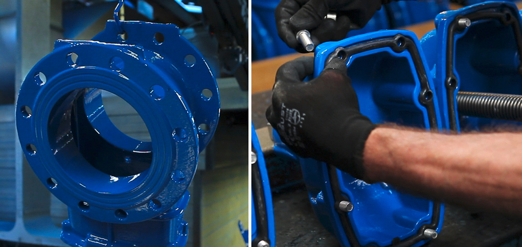 AVK gate valves in design process